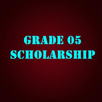 Grade 05 Scholarship Passed Students